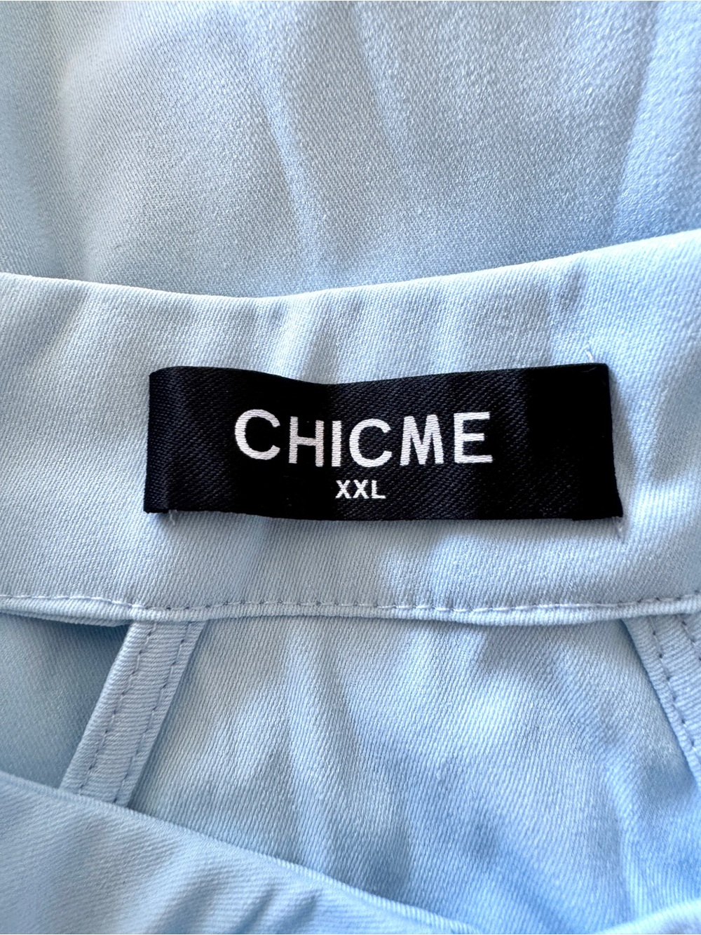 Chicme Light Blue High Neck Two Piece Set, Size XXL - Picture 10 of 13